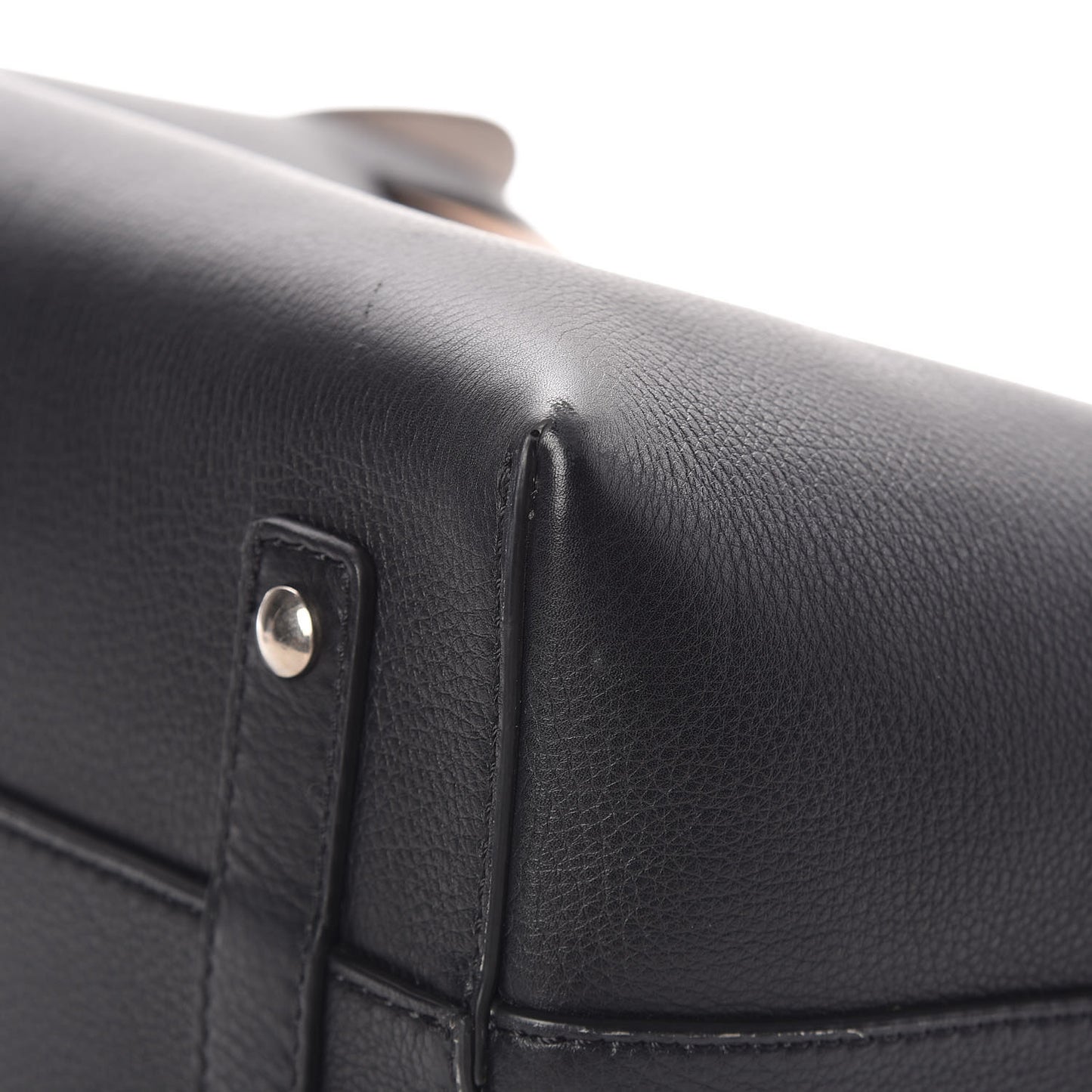 Soft Grain Calfskin Small Belt Bag Black
