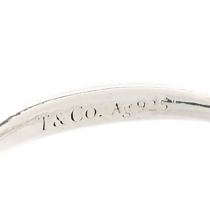 Tiffany Sterling Silver Paloma Picasso Graffiti Love Ring 52 6 4 of 4