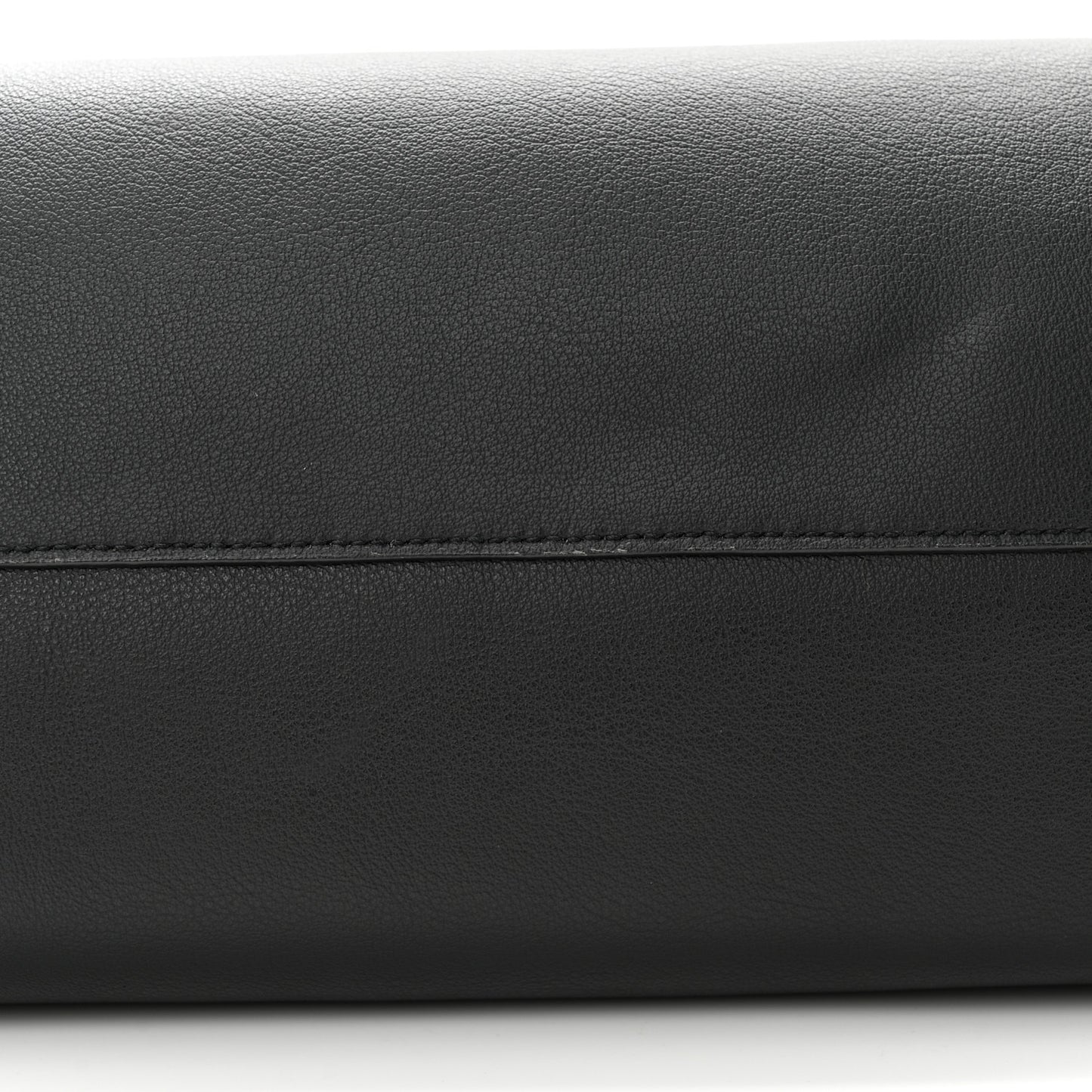 Calfskin Large Shopping Tote Black