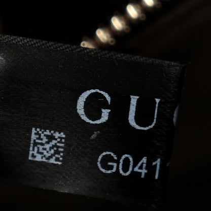Gucci Tender GG Supreme Monogram Textured Dollar Calfskin Web Large Duffle Bag Beige Ebony New Acero 6 of 11