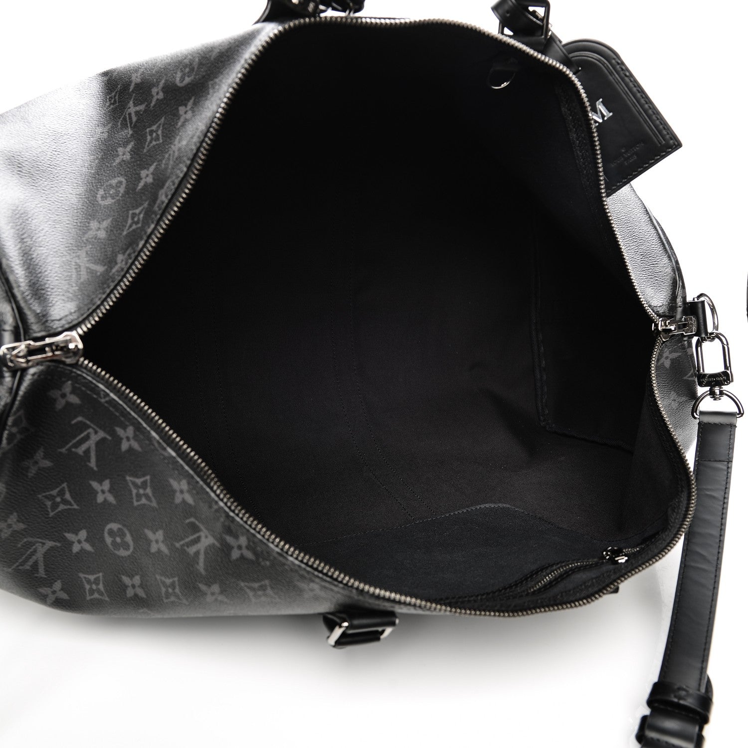 Louis Vuitton Monogram Eclipse Keepall Bandouliere 55 5 of 9