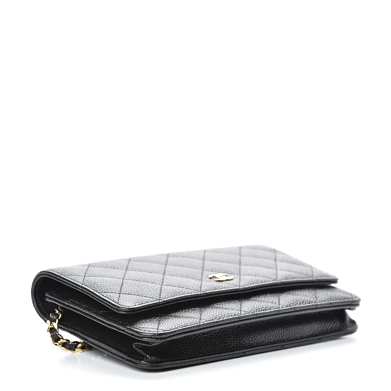 Chanel Caviar Quilted Wallet On Chain WOC Black 3 of 10