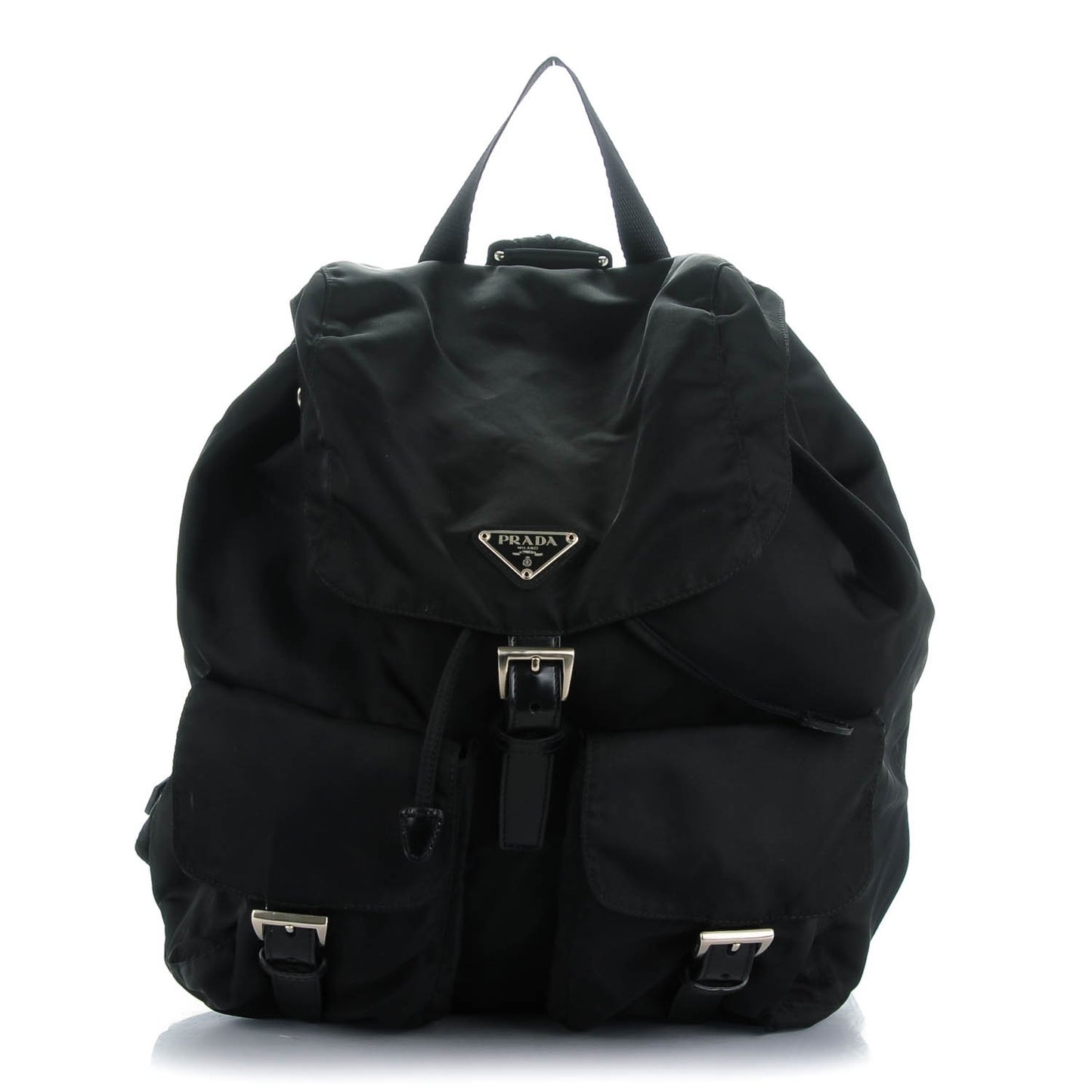 Nylon Vela Medium Backpack Black