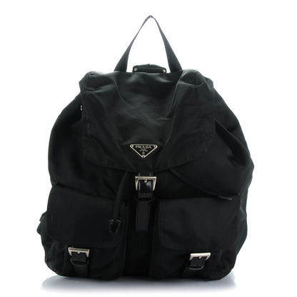 Prada Nylon Vela Medium Backpack Black 1 of 7