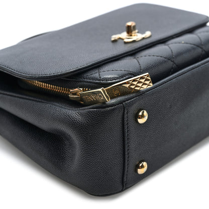 Chanel Caviar Quilted Medium Business Affinity Flap Black 9 of 10