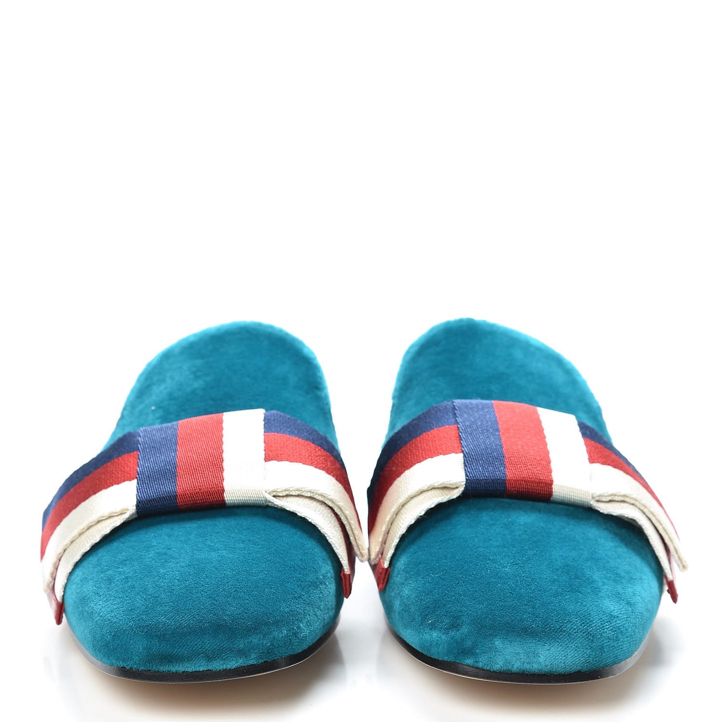 Softy Velvet Sylvie Bow Slippers 39 Pavone