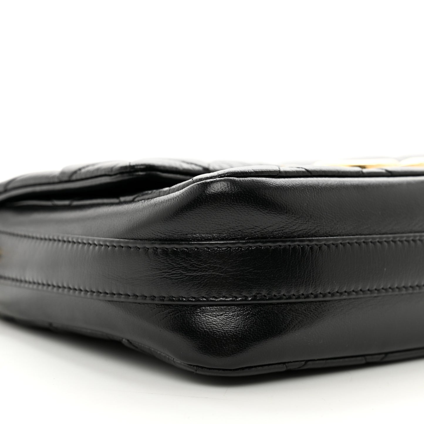 Lambskin Quilted Mini Maxi CC Flap Black