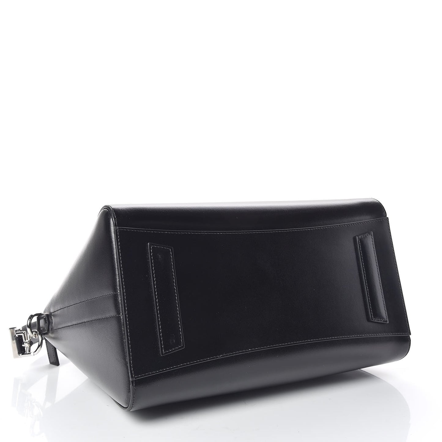 Shiny Lord Calfskin Medium Antigona Black