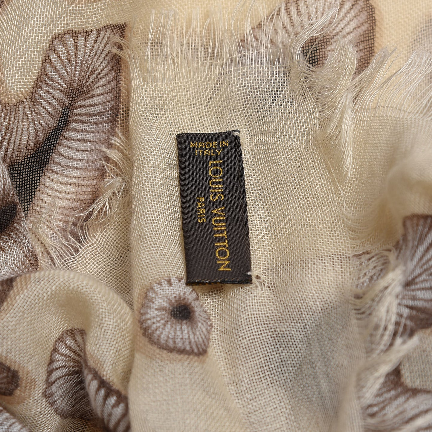Cashmere Silk Stole Beige