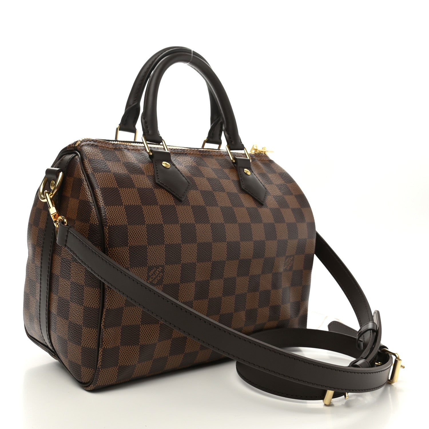 Louis Vuitton Damier Ebene Speedy Bandouliere 25 3 of 10