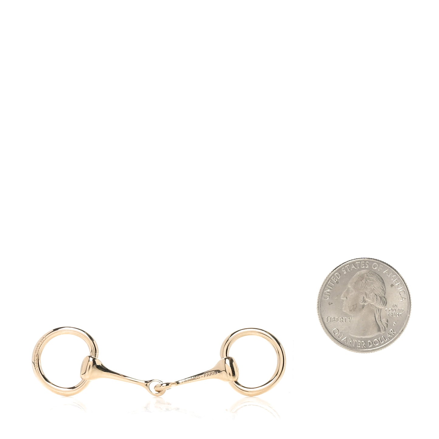 Permabrass Mors Scarf Ring Gold