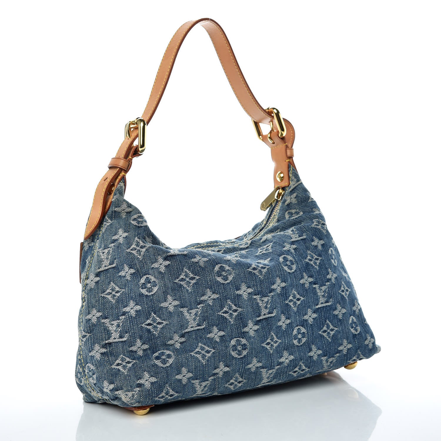 Louis Vuitton Monogram Denim Baggy PM Blue 3 of 9