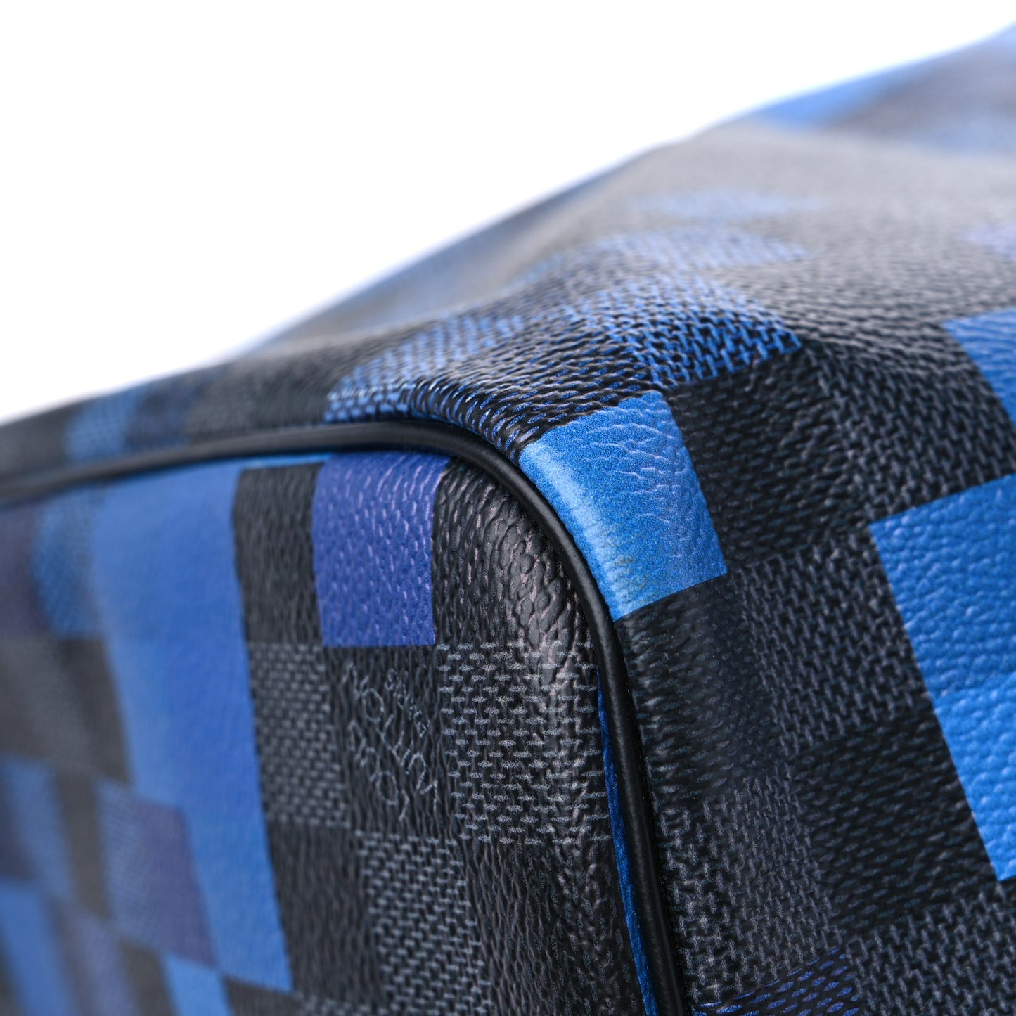 Damier Graphite Pixel Keepall Bandouliere 50 Blue