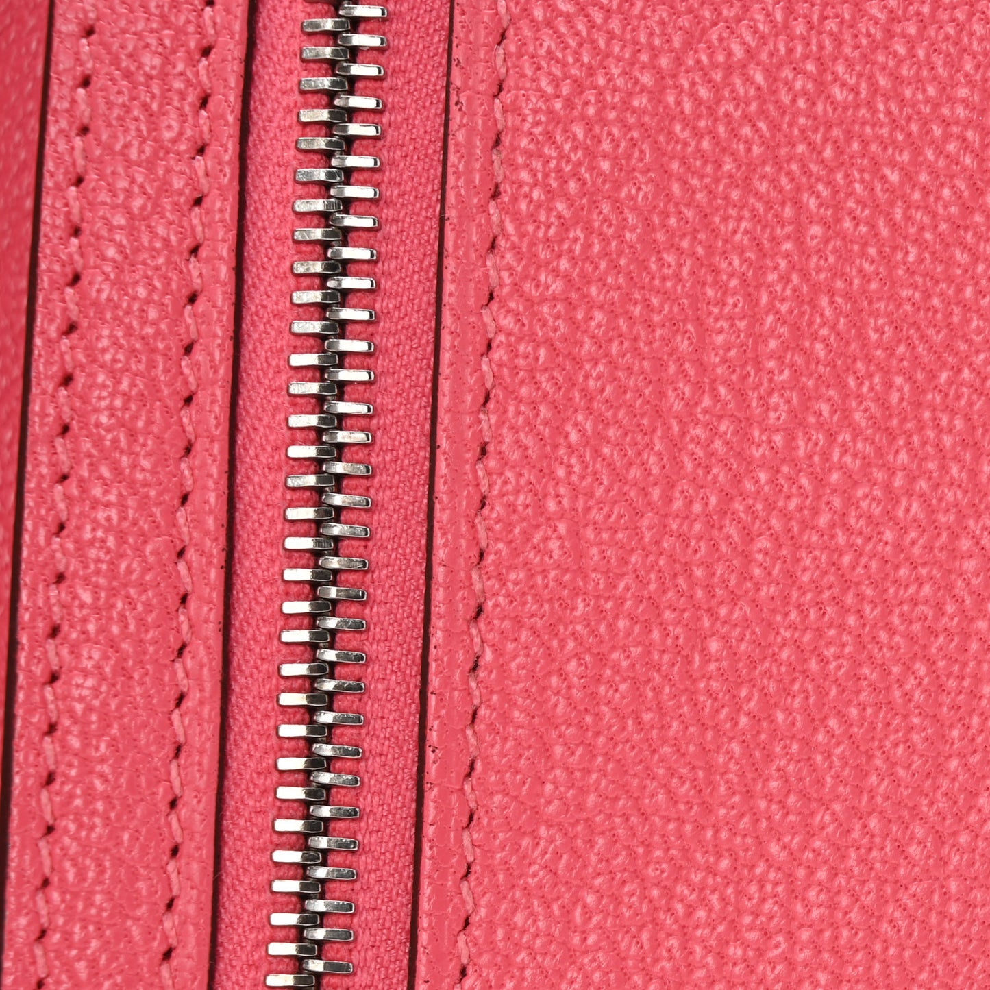 Chevre Mysore Bearn Gusset Wallet Rose Lipstick