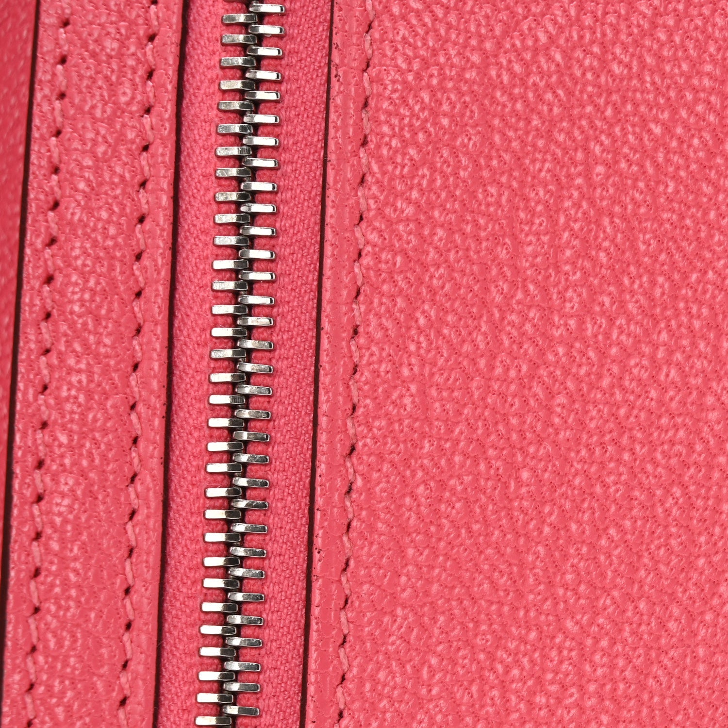 Hermes Chevre Mysore Bearn Gusset Wallet Rose Lipstick 9 of 12