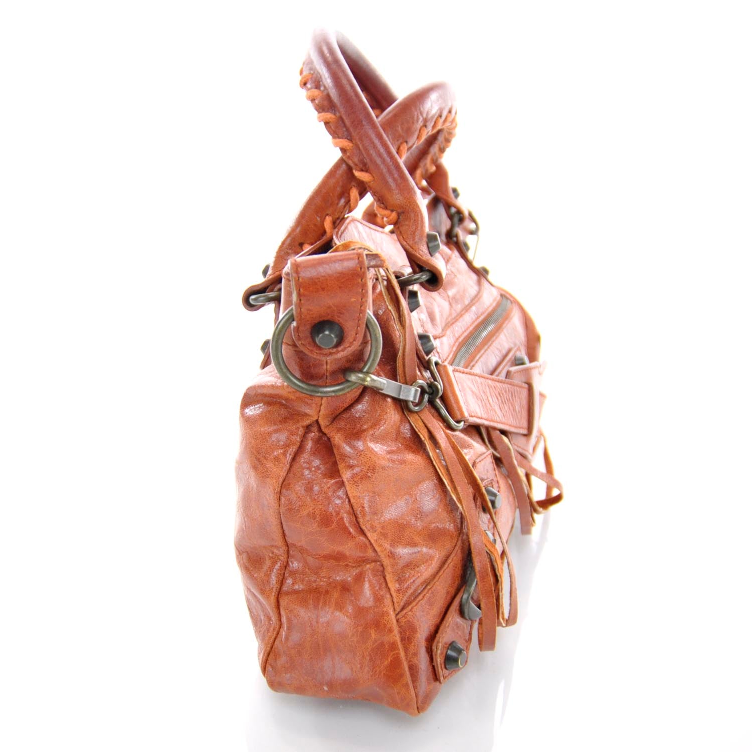 Balenciaga Chevre First Cognac 8 of 11