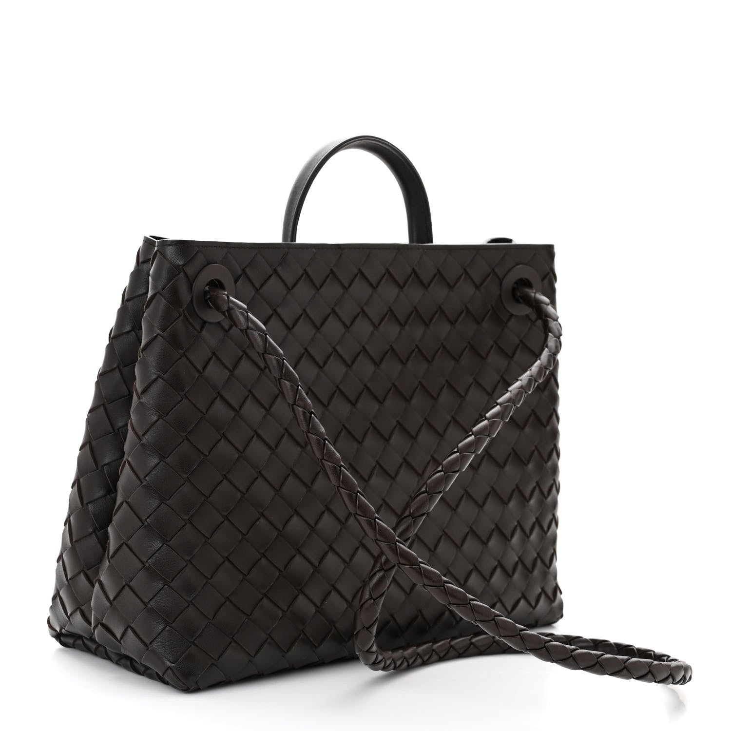 Bottega Veneta Nappa Intrecciato Medium Andiamo Shoulder Bag Fondant 3 of 9