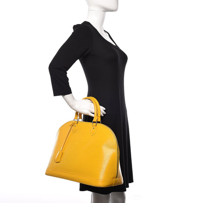 Louis Vuitton Epi Alma GM Citron 2 of 24