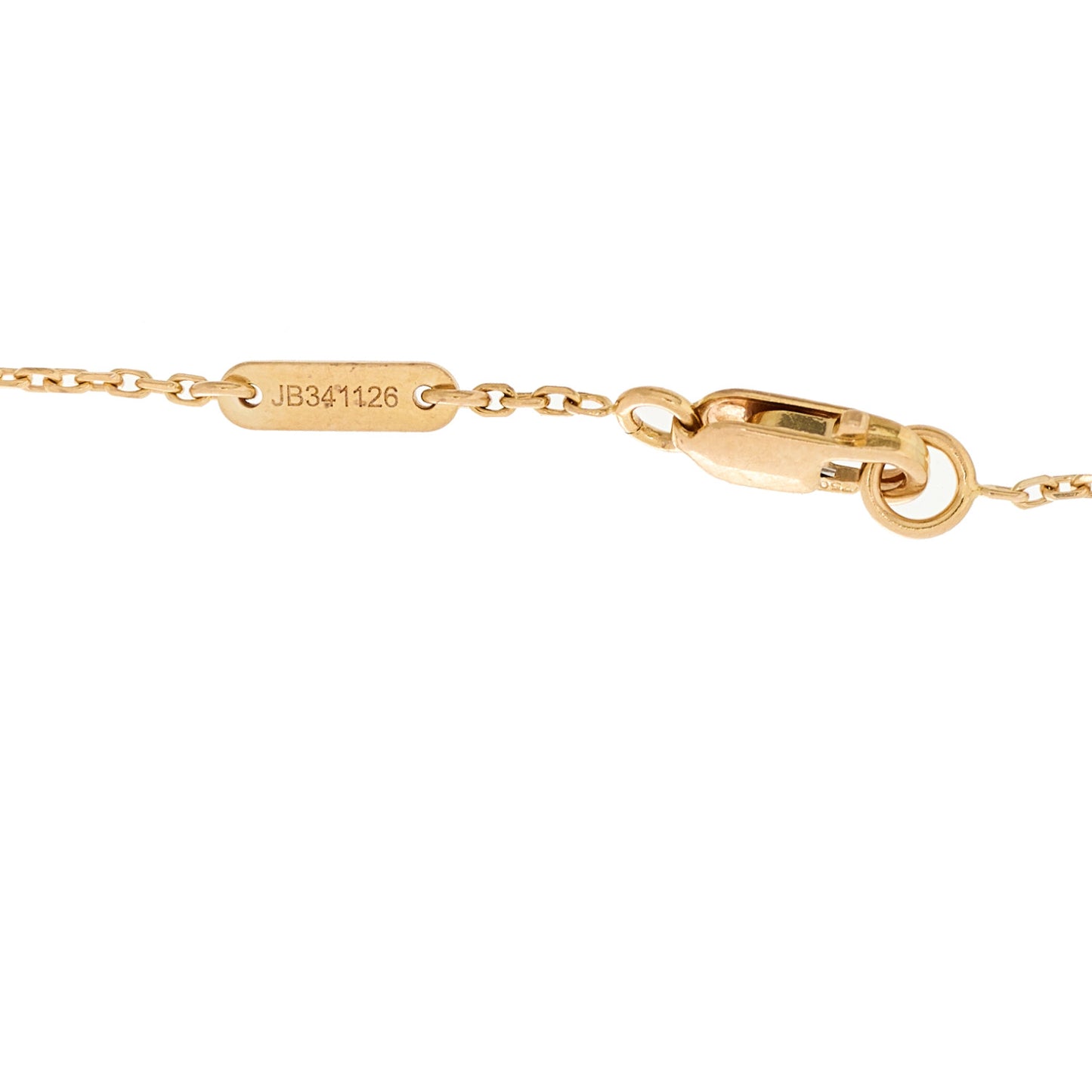 18K Rose Gold Carnelian Sweet Alhambra Bracelet