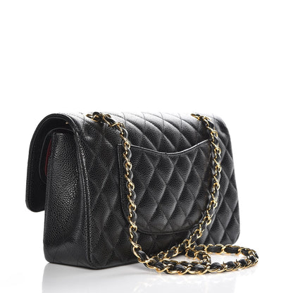 Chanel Caviar Quilted Medium Double Flap Black 4 of 8