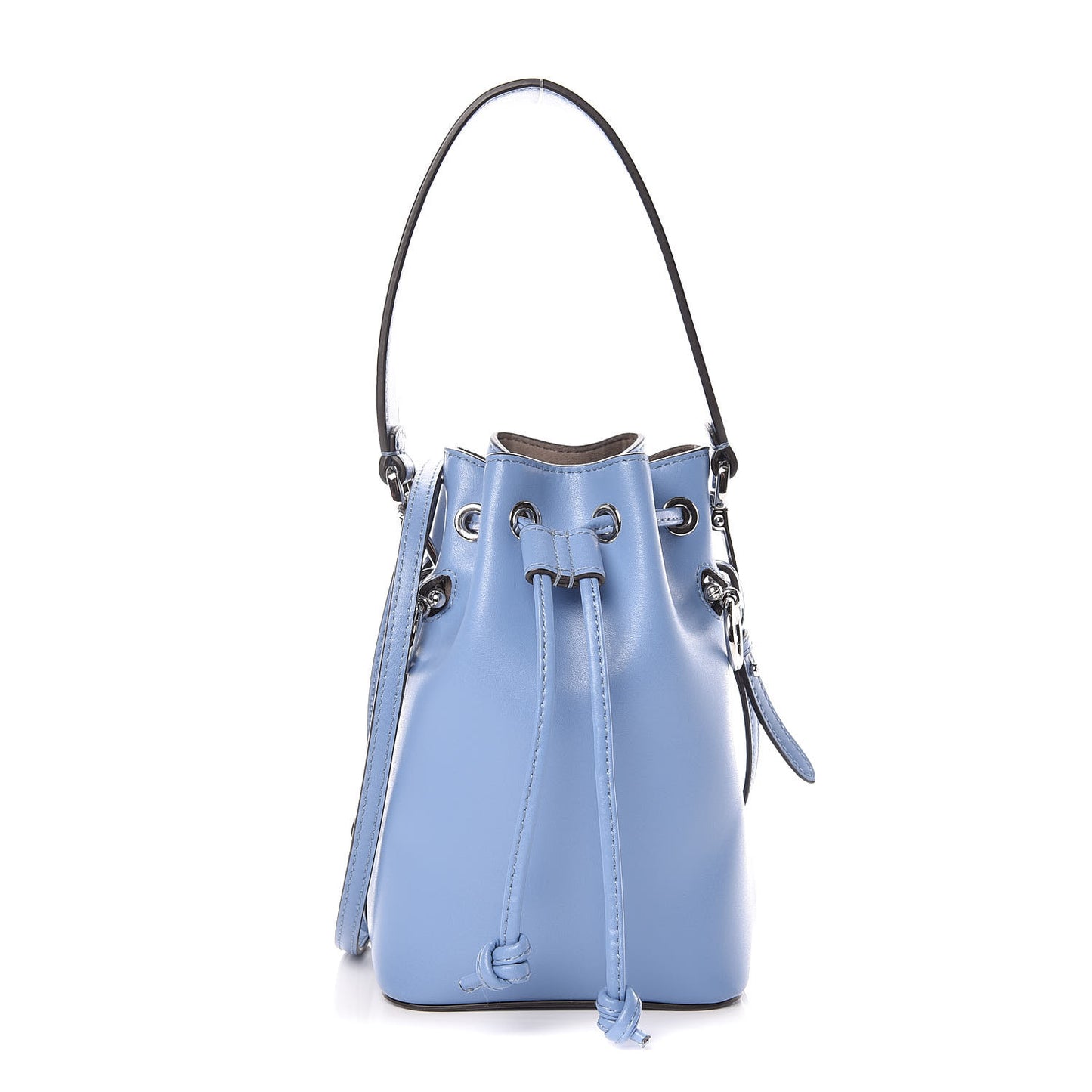 Vitello Liberty Lucido F is Fendi Mini Mon Tresor Bucket Bag Nebula