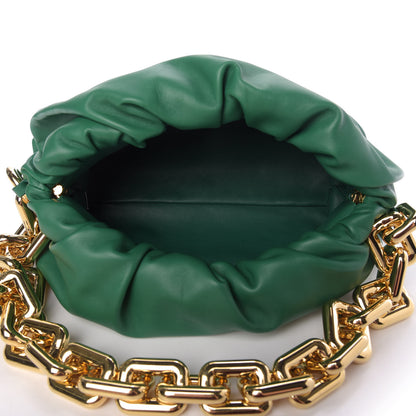 Bottega Veneta Calfskin The Pouch Chain Racing Green 5 of 9