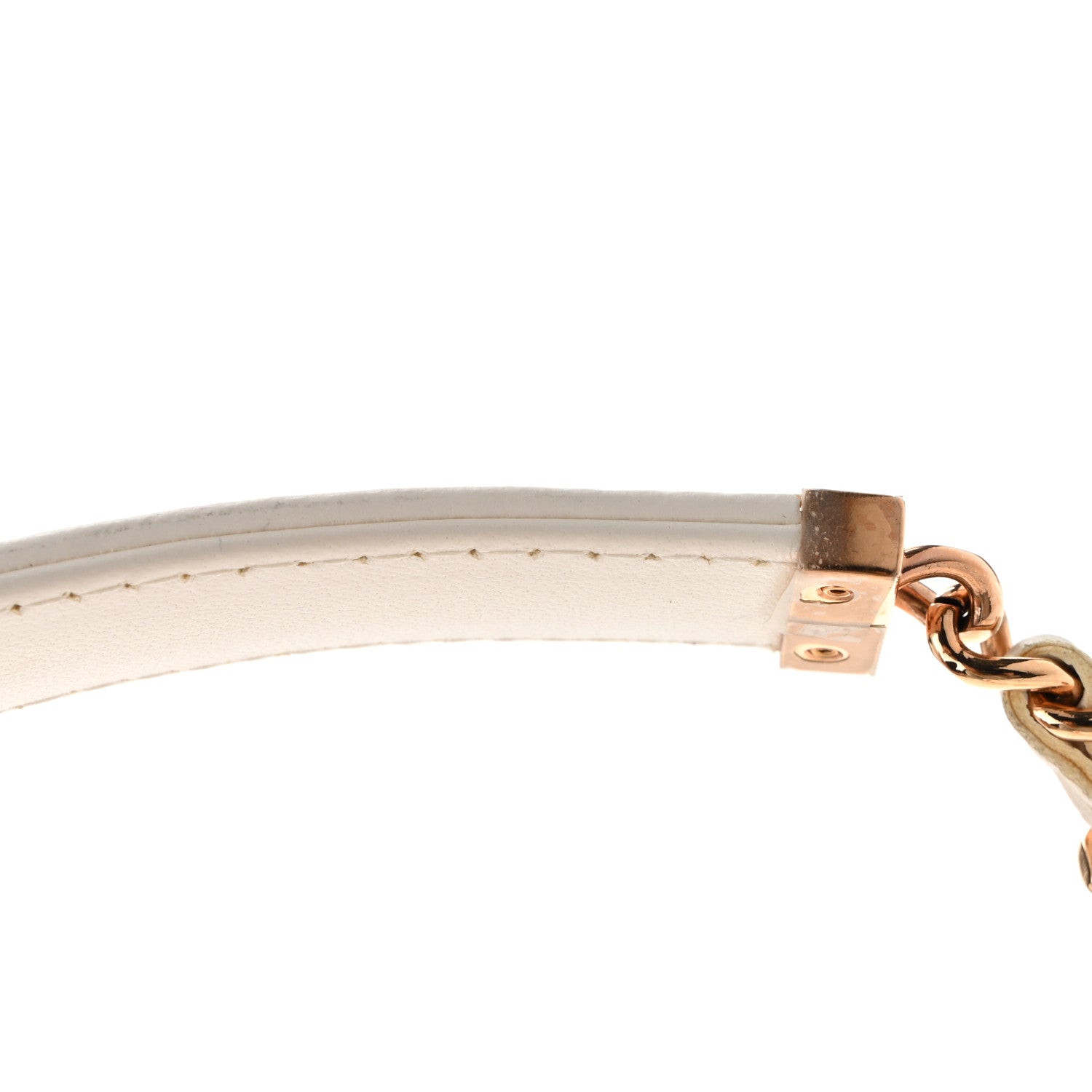 Chanel Lambskin Quilted Frame Wallet On Chain WOC White 14 of 18