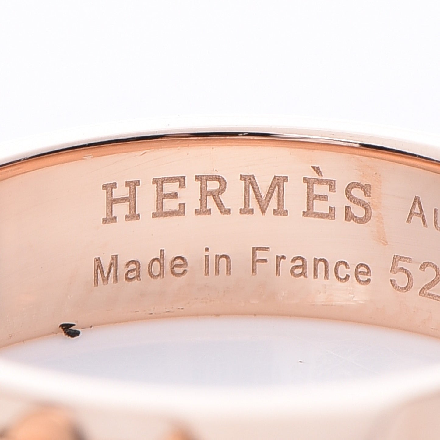 18K Rose Gold PM Collier De Chien Ring 52 6