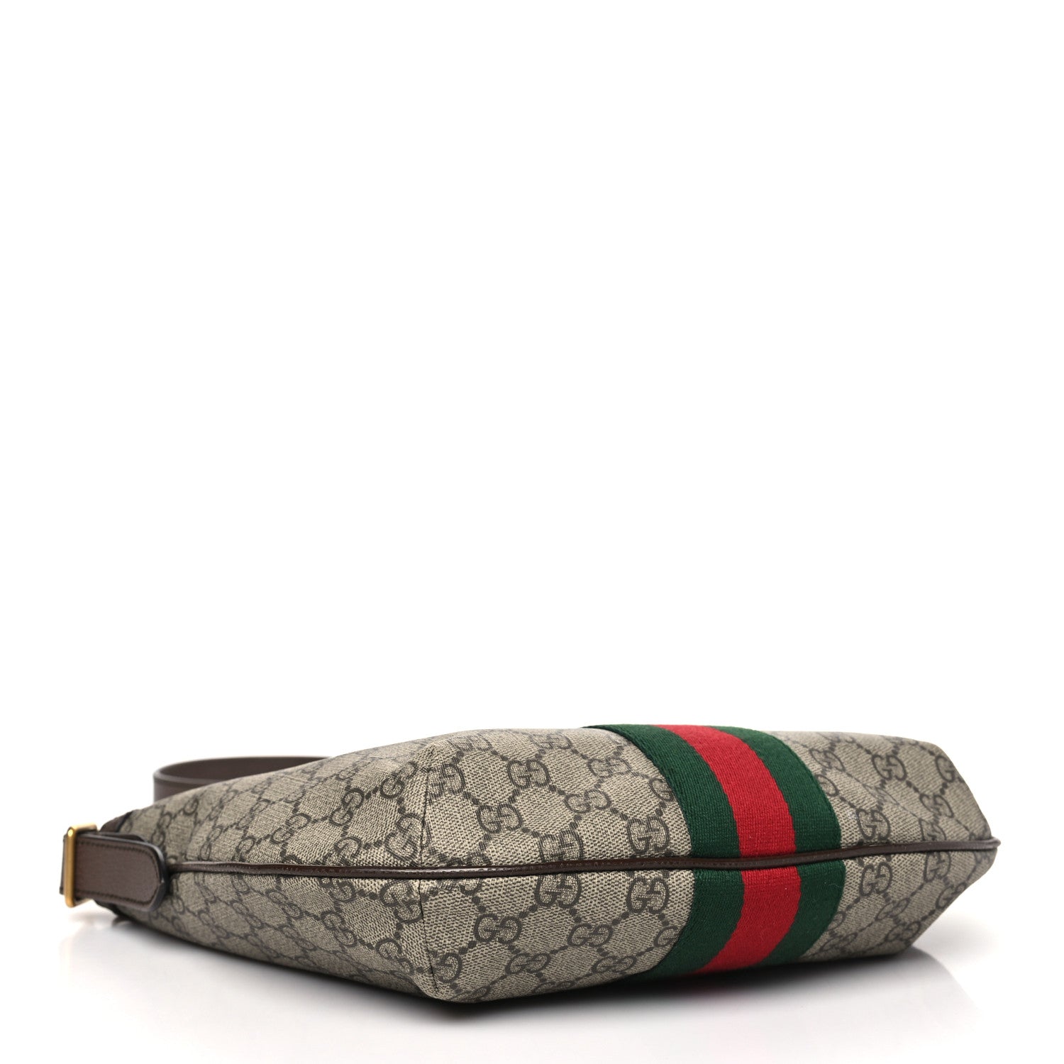 Gucci GG Supreme Monogram Web Small Ophidia Half Moon Hobo Brown 4 of 11