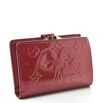 Louis Vuitton Vernis French Purse Wallet Pomme d'Amour 3 of 13
