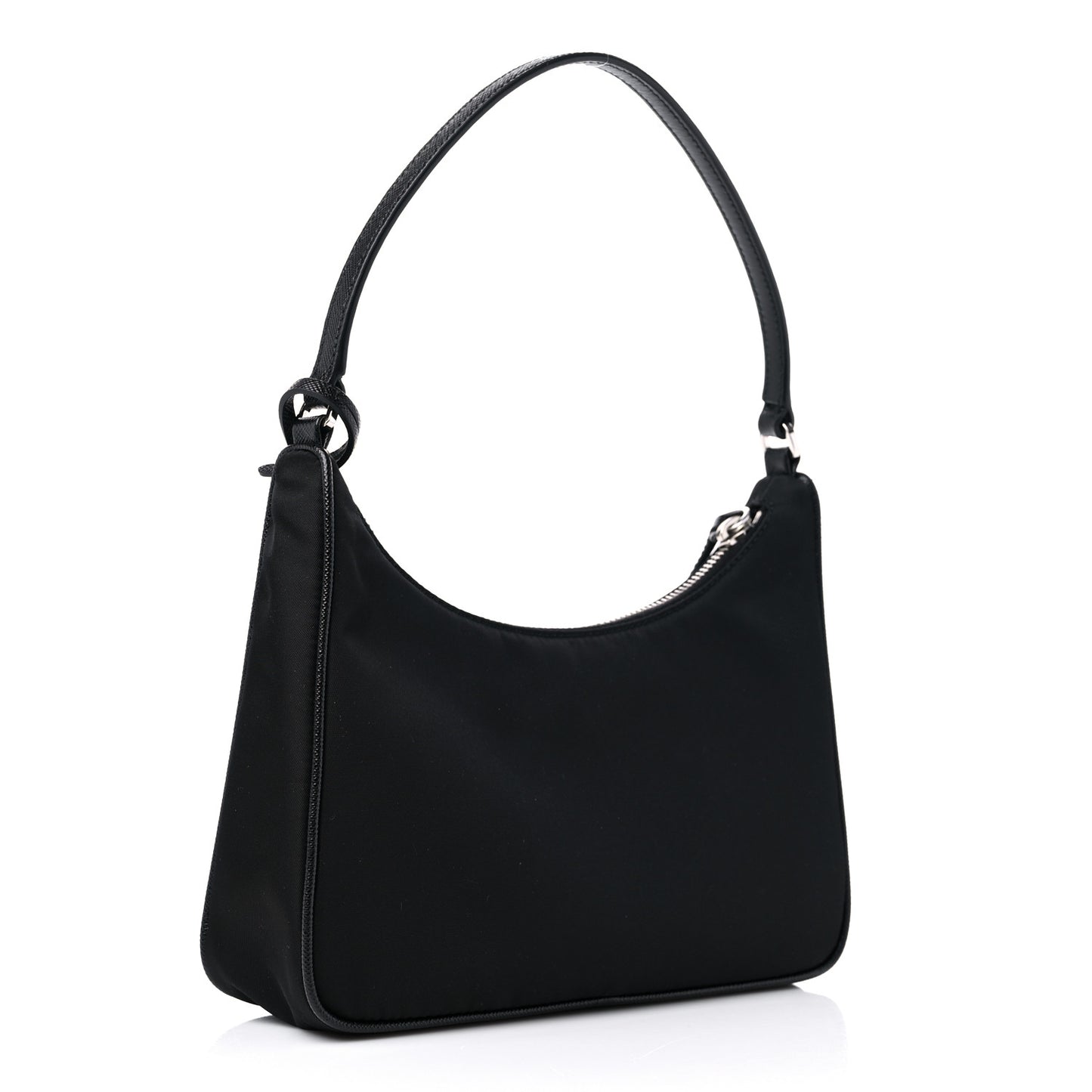 Tessuto Nylon Saffiano Mini Re-Edition 2005 Bag Black