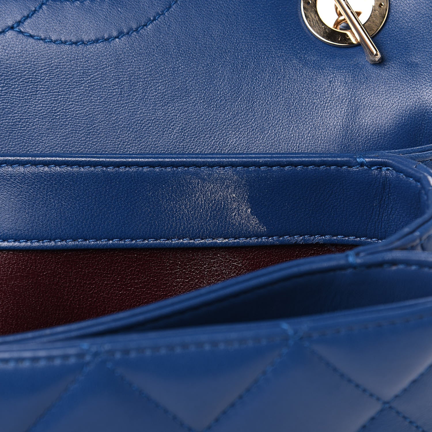 Chanel Lambskin Quilted Small Trendy CC Dual Handle Flap Bag Blue 17 of 17