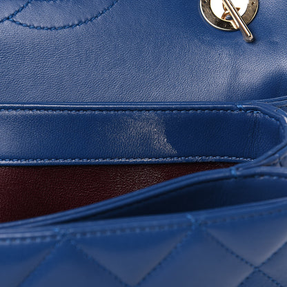 Chanel Lambskin Quilted Small Trendy CC Dual Handle Flap Bag Blue 17 of 17