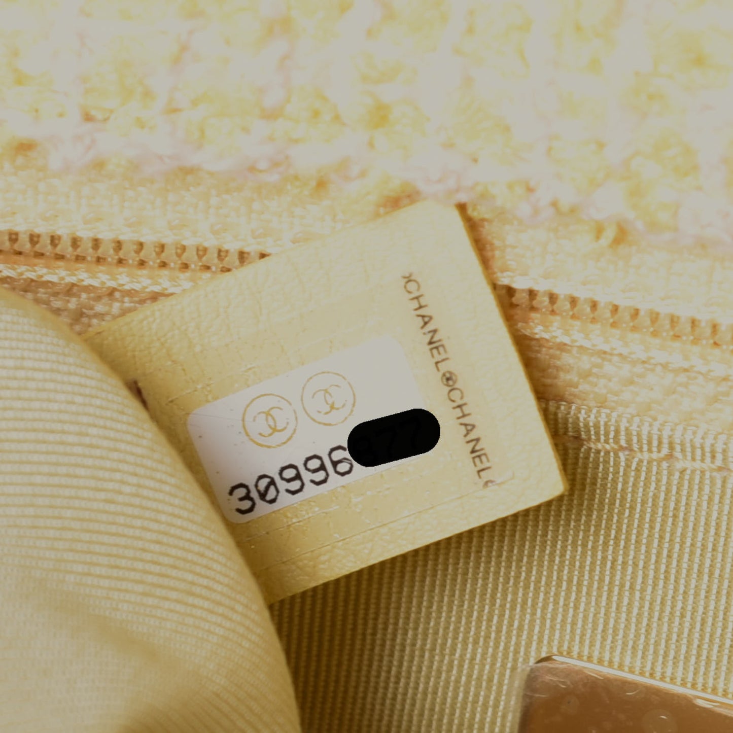 Tweed Quilted Medium Chanel 19 Flap Yellow Pink