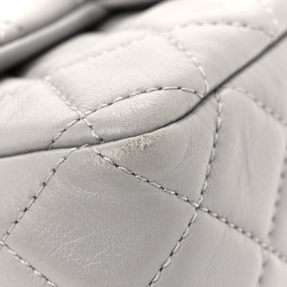 Chanel Lambskin Quilted Mini Rectangular Pearl Crush Flap Grey 12 of 13