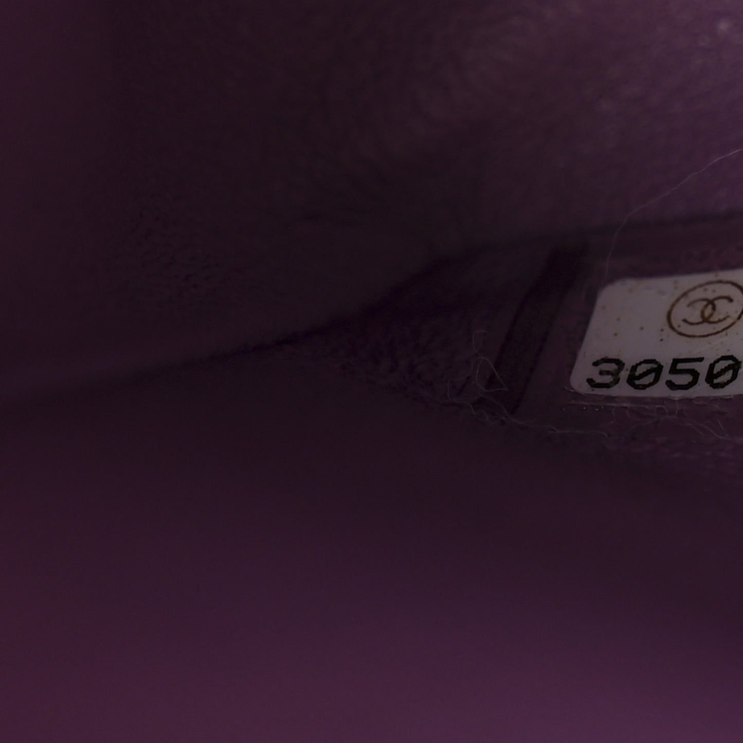 Lambskin Quilted Small Double Flap Purple