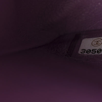 Chanel Lambskin Quilted Small Double Flap Purple 7 of 11