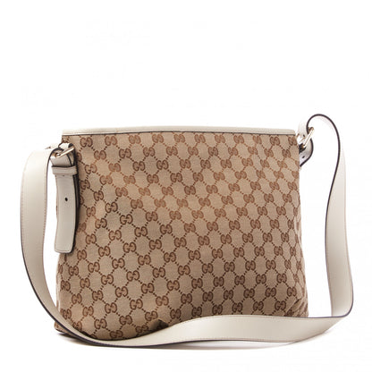 Gucci Monogram Messenger Bag Off White 2 of 7