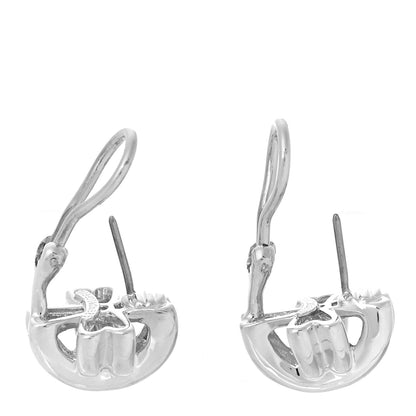 Tiffany Sterling Silver Signature X Earrings 3 of 4