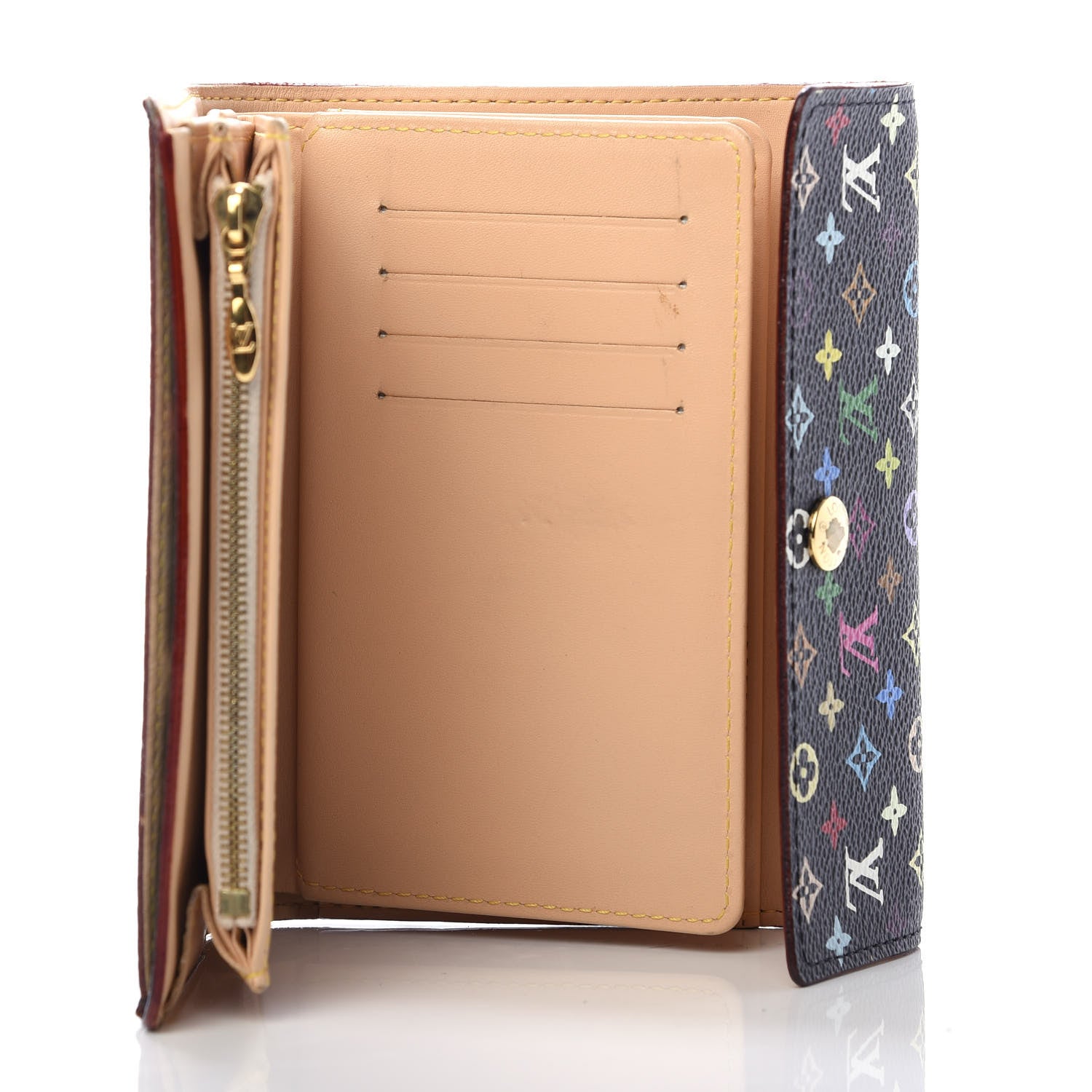 Louis Vuitton Monogram Multicolor Alexandra Wallet Black 5 of 11