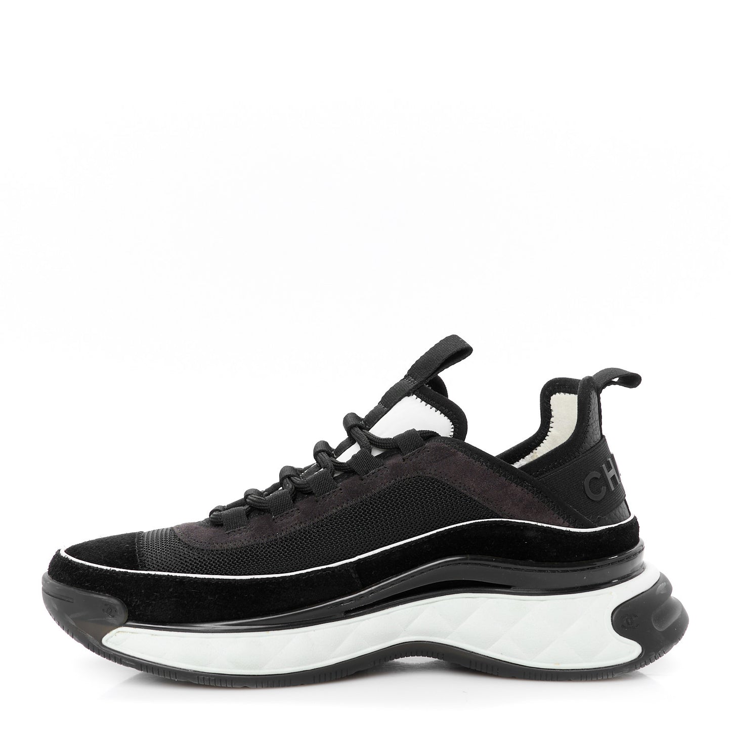 Fabric Suede CC Sneakers 39 Black Dark Grey