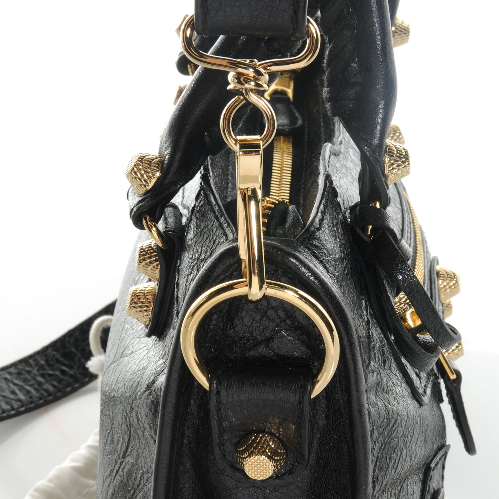 Balenciaga Agneau Giant 12 Gold Hardware Mini City Black 8 of 9