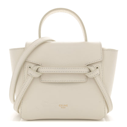 Celine Grained Calfskin Pico Belt Bag Rice 1 of 15