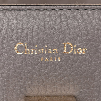 Christian Dior Bullcalf Medium Diorever Flap Meteorite Grey 6 of 13
