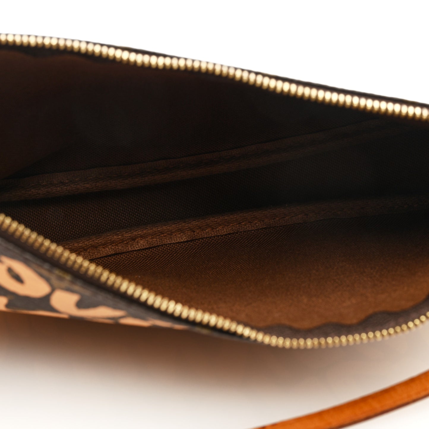 Monogram Graffiti Pochette Accessories Peach