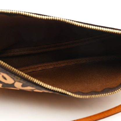 Louis Vuitton Monogram Graffiti Pochette Accessories Peach 5 of 8