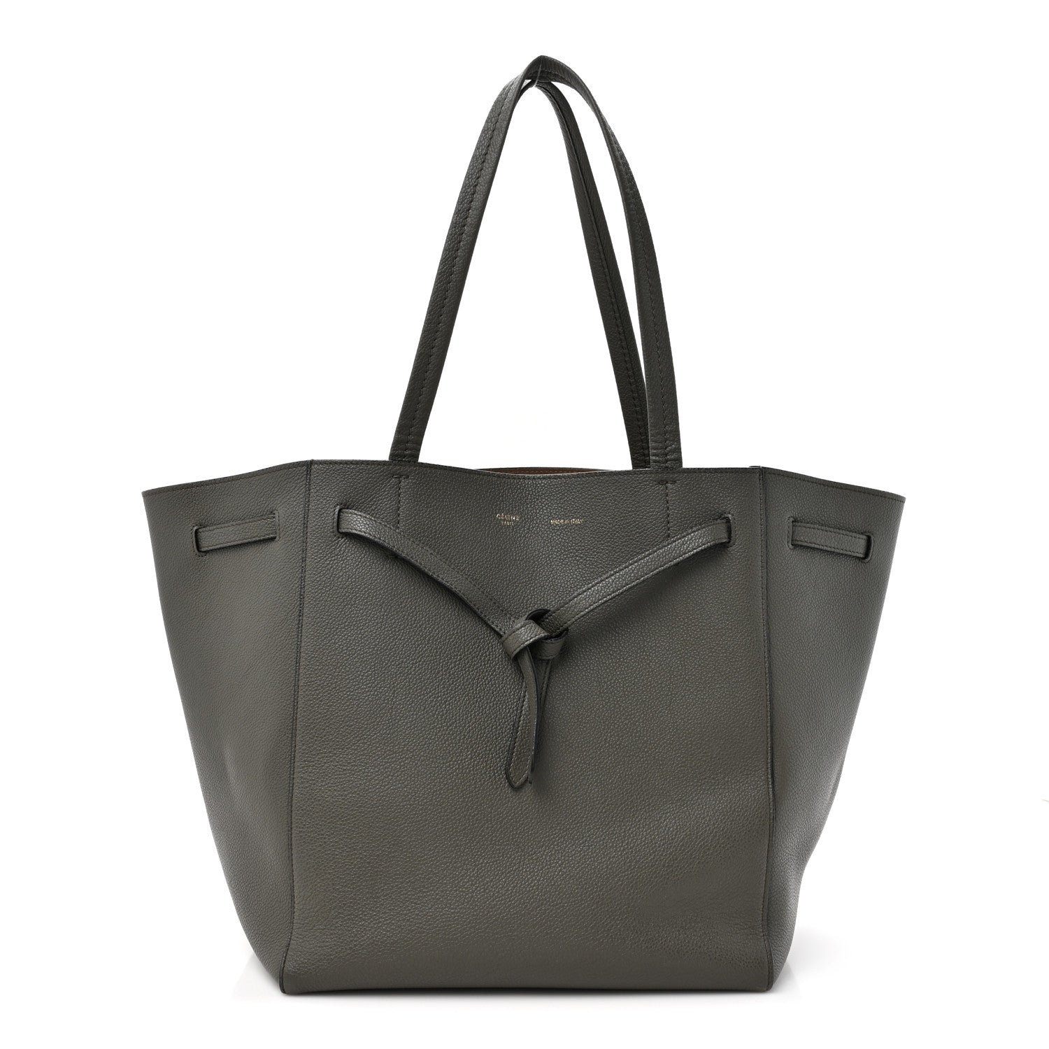 Celine Soft Grained Calfskin Small Belt Cabas Phantom Taupe 1 of 18