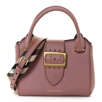 Burberry Soft Grain Calfskin Small Buckle Tote Dusty Pink 1 of 12