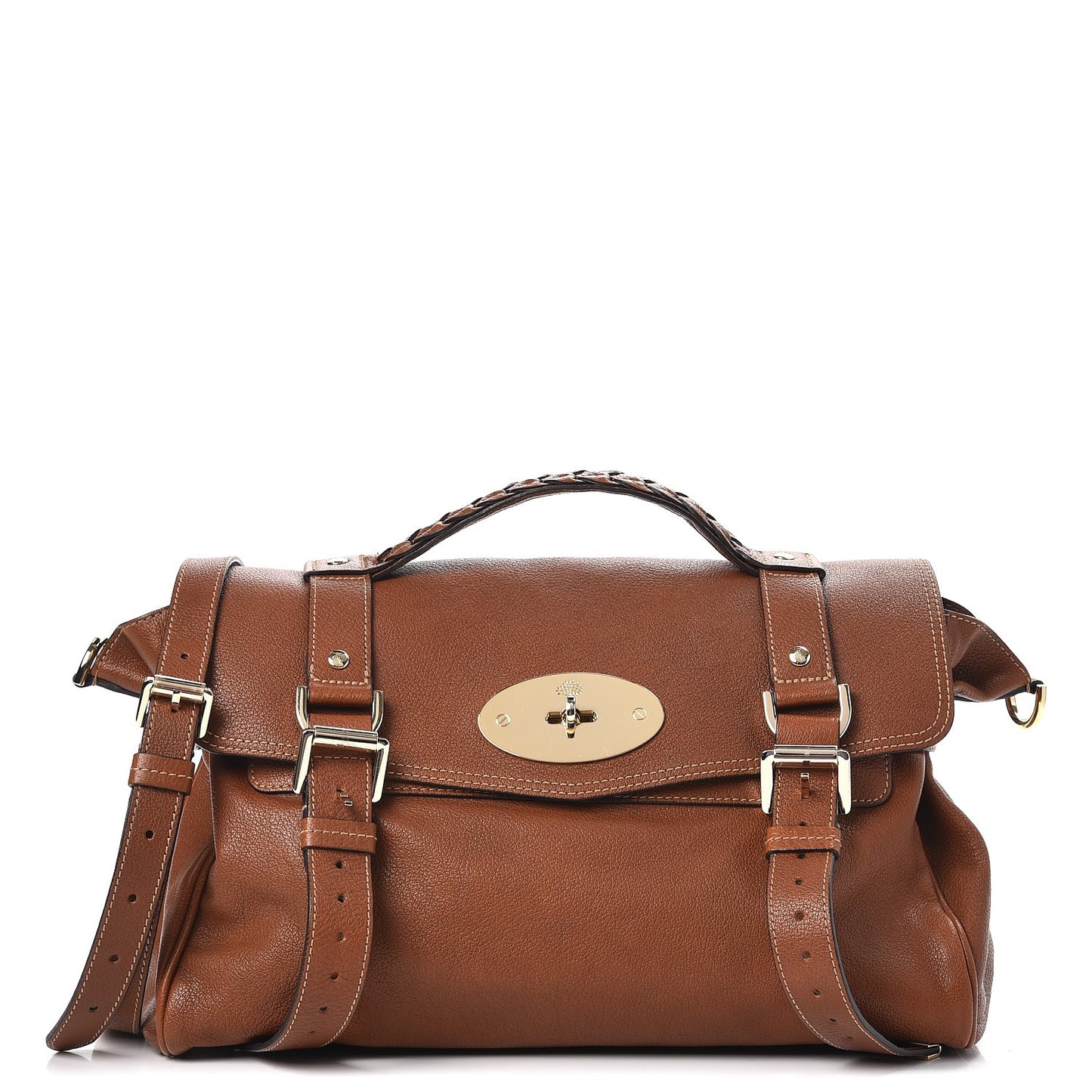 Small Grain Calf Medium Alexa Oak