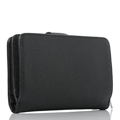 Chanel Caviar Timeless CC Zipped Pocket Wallet Black 2 of 5